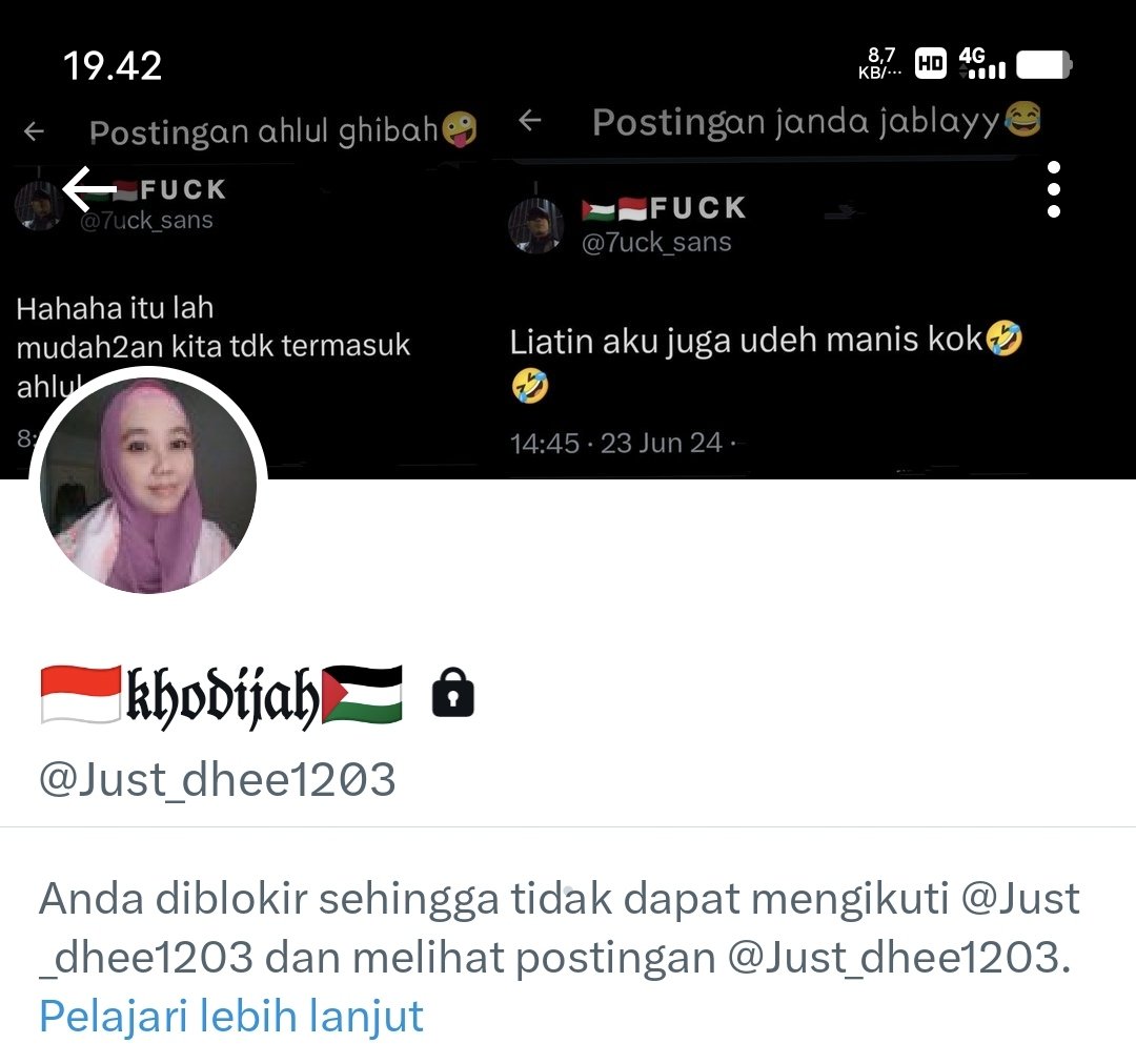 🍁خَدِيجَة🇮🇩❤️🇵🇸 (@123dheejhe) on Twitter photo mohon perhatian akun atas nama <a href="/Just_dhee1203/">KHODIJAH ASU</a> ini bukan akun aye ini akun porno lover banyak follow akun2 mesum
akun ini nyolong foto aye sebagai ava !! tolong untuk di RAS saja
🔥🔥terima kasih🙏 mohon perhatian akun atas nama <a href="/Just_dhee1203/">KHODIJAH ASU</a> ini bukan akun aye ini akun porno lover banyak follow akun2 mesum
akun ini nyolong foto aye sebagai ava !! tolong untuk di RAS saja
🔥🔥terima kasih🙏