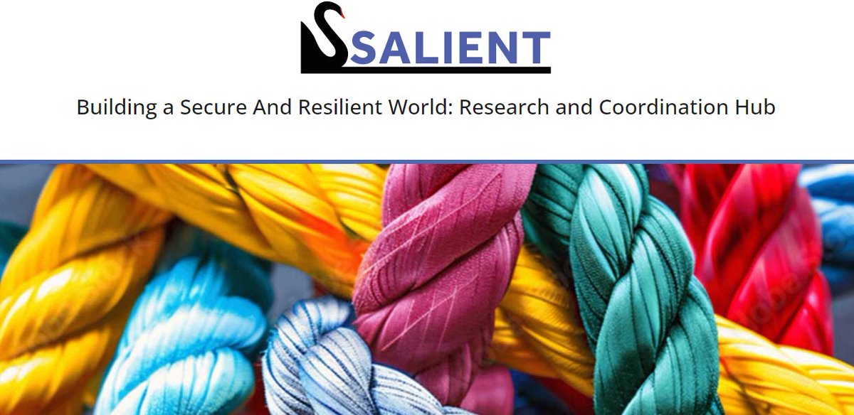AshtonInstitute's tweet photo. 📢Check out the new @salienthub website: https://t.co/z2245zrOeD. 

Funded by @UKRI_News, SALIENT brings together top academics to catalyse, convene and conduct research and innovation in support of the UK’s national security and resilience.
#NationalSecurity #Resilience https://t.co/2xb7tkuBnu