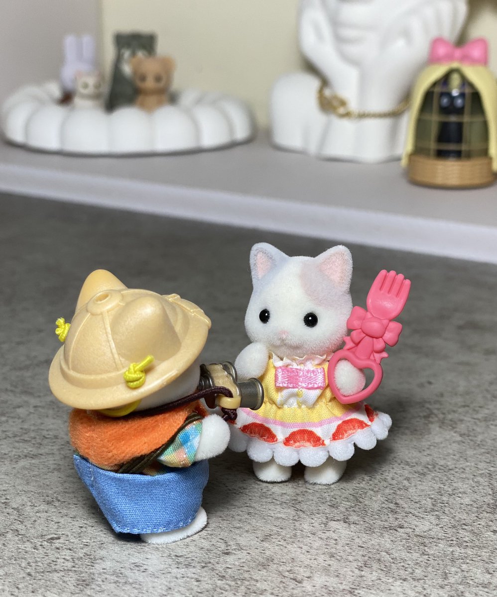 latte cat couple ฅ^•ﻌ•^ฅ