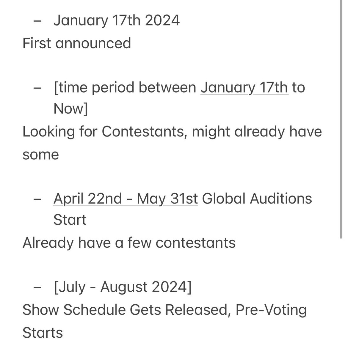 [🚨]A alguns dias atrás o período de candidatura foi encerrado e hoje novamente foi ajustado e as candidatura terminam no dia 31 de Julho de 2024.
Não se esqueça de ver o cronograma.
#유니버스리그 #universeleague
#보이그룹오디션 #글로벌오디션
#SBS #kpop #fnfentertainment #UNIS