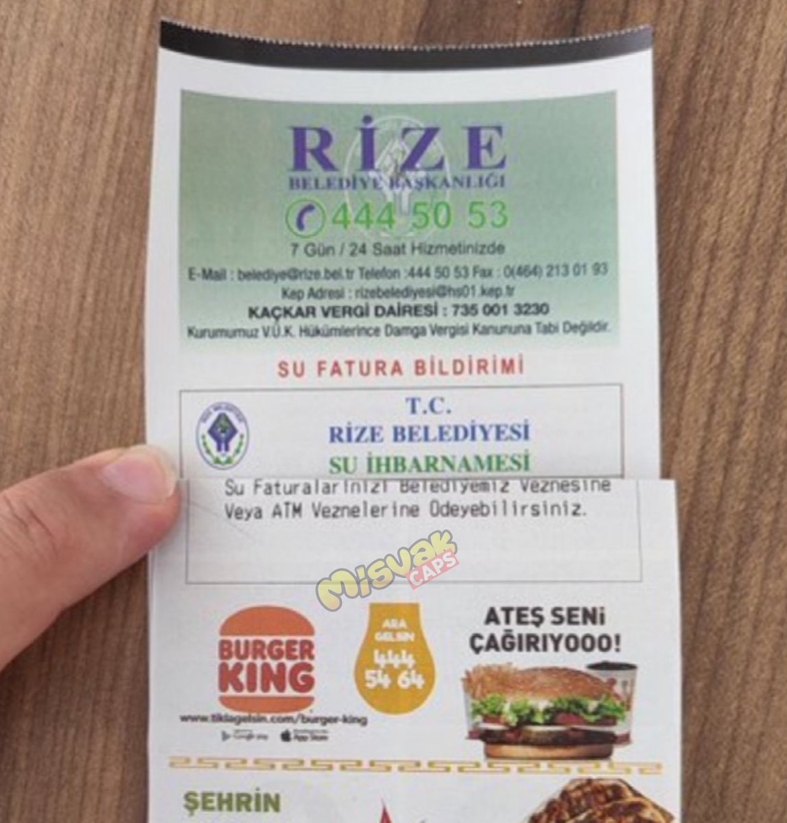 Bu ne demek oluyor <a href="/rizebelediye/">Rize Belediyesi</a> ?

İşgal ordusuna ücretsiz yiyecek temin ettiğini gururla duyuran Burger King markasının reklamını su faturalarında yapmak ve boykot için yırtınan insanlarla alay etmek size yakıştı mı?

Ateş sizi çağırıyor Rize Belediyesi !