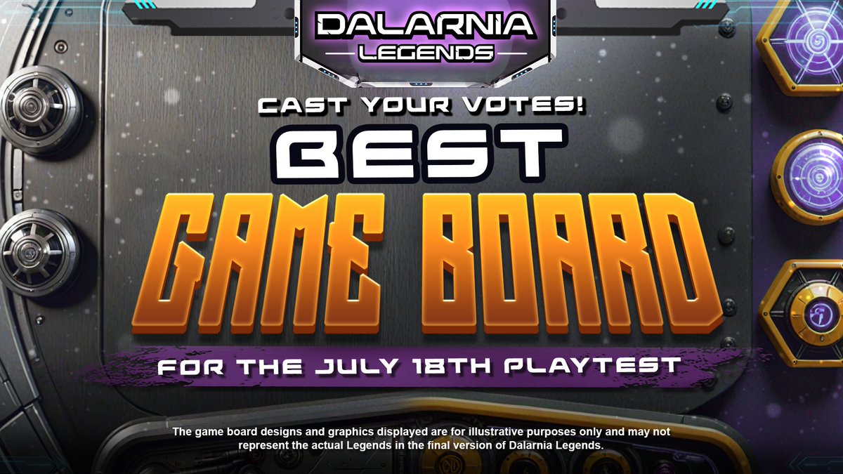 Dalarnians! Help us choose the gameboard for our second #DalarniaLegends Playtest! 🗳️  
  
Vote in the comments until tomorrow 1 PM UTC for your favorite, the one with the most hearts wins! ❤️  
  
Read all about the playtest and how to win 1,000 $DAR:  
medium.com/@DarOpenNetwor…