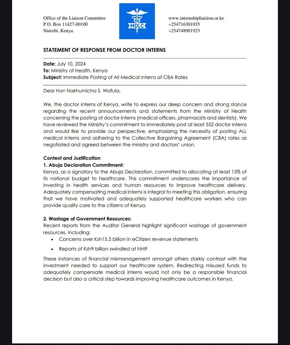 AlinoorAbd25493's tweet photo. We the Medical Interns deserves Decent Work,Fair Living Wages and Access to Healthcare service we are Providing. 
@MOH_Kenya should prioritize to #PostMedicalInterns and #ImplementCBA2017  and stop the theatrics. https://t.co/V5JANndTrP