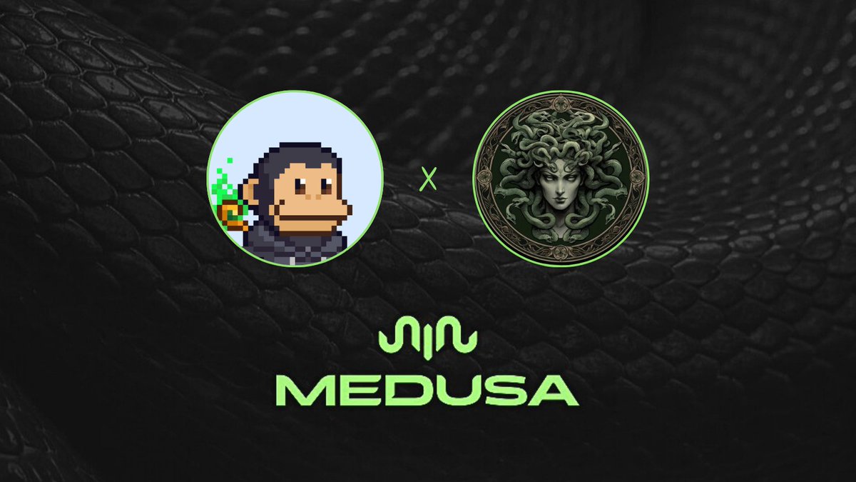 𝗘𝘅𝗰𝗶𝘁𝗲𝗱 𝘁𝗼 𝗮𝗻𝗻𝗼𝘂𝗻𝗰𝗲 𝗜'𝗺 𝗻𝗼𝘄 𝗮𝗻 𝗮𝗺𝗯𝗮𝘀𝘀𝗮𝗱𝗼𝗿 𝗳𝗼𝗿 <a href="/Medusa_Realm/">MEDUSA</a> 👁‍🗨

• Supply: 88
• Creators of MIDA &amp; Spark Node
• Based ambassadors
• Holders get revenue share, exclusive group access &amp; locked staking

Huge thanks to the legend