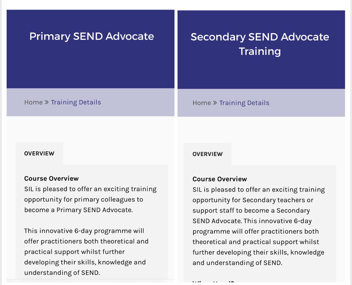 SIL SEND & Inclusive Learning (@sil_send) on Twitter photo Very excited to be offering these training opportunities. Funded places for Liverpool schools , reduced costs for out of authority colleagues. Get in touch to find out more Yvonne.sutton@si.liverpool.gov.uk @SI_Liverpool <a href="/SIL_PO_SCHOOLS/">Jane Holmes</a> @SILPrimary Very excited to be offering these training opportunities. Funded places for Liverpool schools , reduced costs for out of authority colleagues. Get in touch to find out more Yvonne.sutton@si.liverpool.gov.uk @SI_Liverpool <a href="/SIL_PO_SCHOOLS/">Jane Holmes</a> @SILPrimary