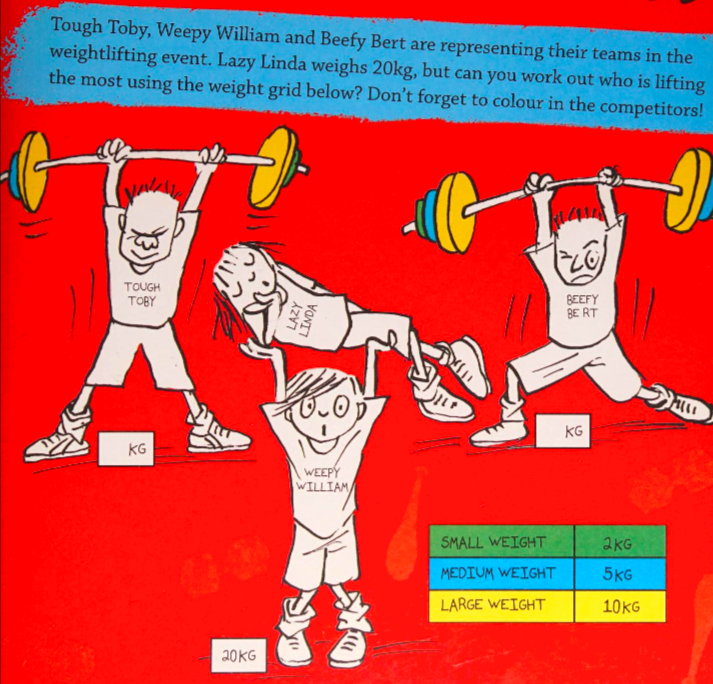 Flora88Ng's tweet photo. Didn't expect William to be able to lift 20kg tbh
(Horrid Henry's Gold Medal Games) #horridhenry #weepywilliam #toughtoby #beefybert #lazylinda https://t.co/i5zjU25Pzv