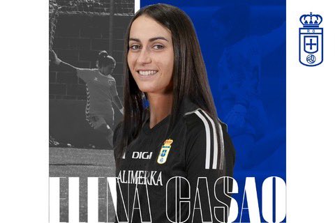🚨ALTA🚨

#SegundaFederacionFutfem Norte

<a href="/RealOviedoFem/">Real Oviedo Femenino</a> 🔵⚪ ha anunciado el fichaje  de Elena Casao  (<a href="/ElenaCasao/">Elena Casao</a> )

La 🧤 guardameta jugará la próxima temporada en el conjunto cabaryón 

Enhorabuena 🎉 

#wosomagazine🧩  #RealOviedoFemenino