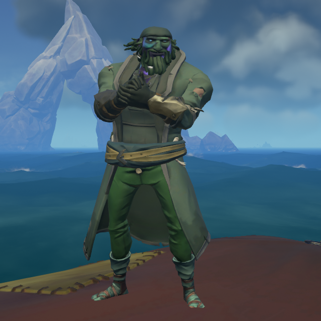 _justSeven7_'s tweet photo. Theme: Monochrome
Colour: Green

@SeaOfThieves 
#StyleOfThieves https://t.co/V9CoSmoVD9