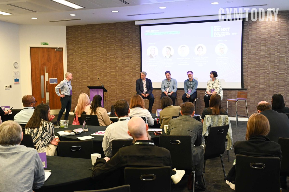 CXM_Today's tweet photo. Thanks to Paul Morris Jonny Fry Matthew Harker Paulette Toynton Lee Walker Paul Mullins Jonathan Roomer Michelle Prance for establishing the new frontier of customer-centric brands. 

#CXNXTBFSI #CX #BFSI #CustomerExperience https://t.co/V7ekHefpz9