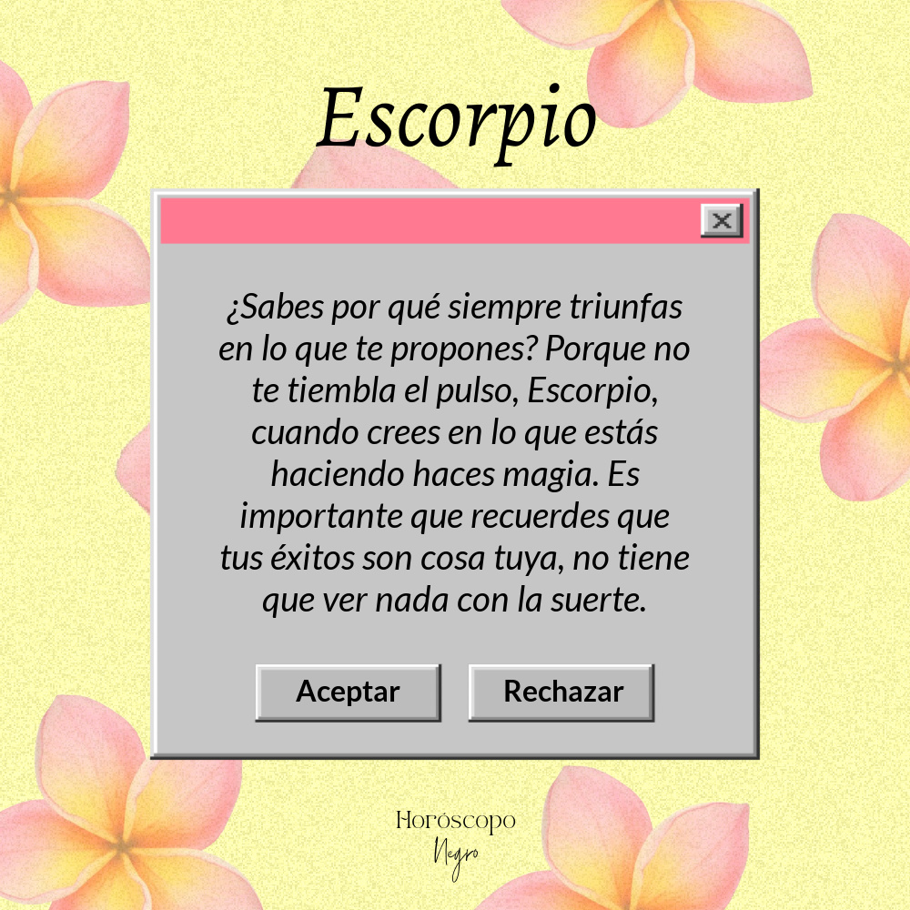 Enorgullécete de ser Escorpio ✨🖤✨