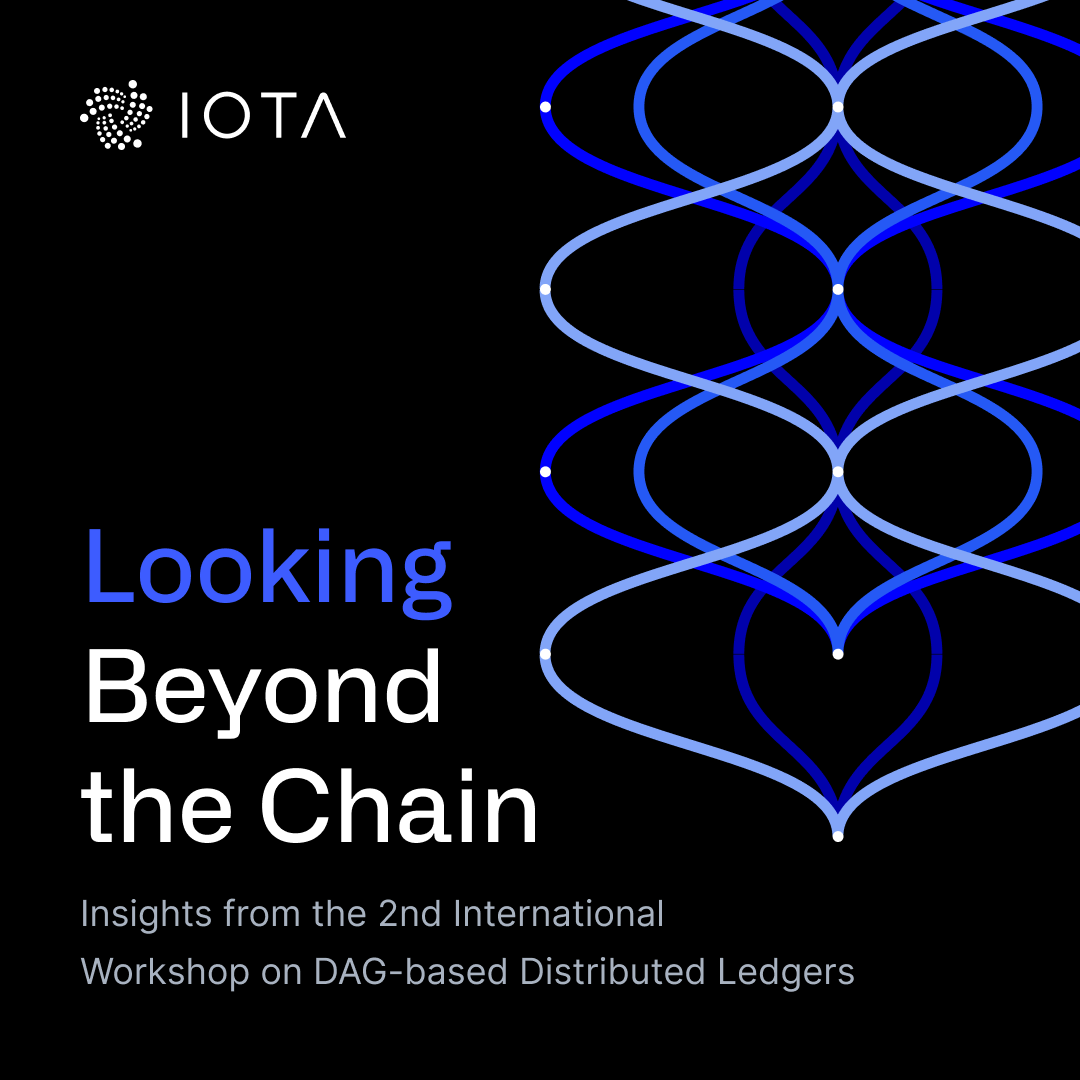 iota's tweet photo. 📄 We're happy to share insights &amp; key takeaways from the 2nd "Beyond the Chain" Workshop on DAG-based Distributed Ledgers, co-organized by #IOTA. This workshop explored how DAG technology can overcome blockchains limitations - read the full recap here 👇
https://t.co/jQrCgxjFKK https://t.co/Ev5GMJ95KF