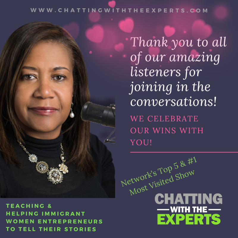 ChatnWithTheExp's tweet photo. 🎉 Exciting news! 🌟 Chatting with the Experts is now among @WinWinWomenNetwork's top 5 and the #1 most visited show! 🎙️ Thank you to all our amazing listeners for your incredible support! 🙌 Let's keep the conversations going! 💬 
 https://t.co/fL2uxDDVCQ #BecauseOfYou #Grateful https://t.co/6zD6SjhFVF