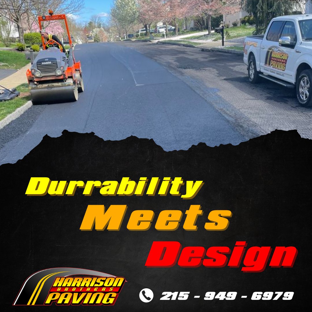HarrisonBrosPA's tweet image. At Harrison Brothers Paving, we blend durability with design to create surfaces that stand the test of time and look great doing it. 

#DurabilityMeetsDesign #HarrisonBrothersPaving #QualityCraftsmanship #PavingExcellence