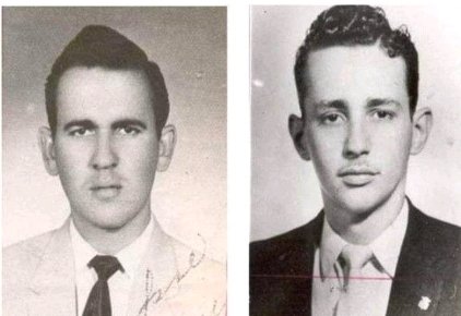 En 1958, junto a su compañero José Martínez Vedo fue asesinado Pedro Martínez Brito por esbirros de la dictadura. Era vicepresidente de la FEU, miembro del Directorio Revolucionario,  y fue uno de los asaltantes de Radio Reloj el glorioso 13 de Marzo. #CubaViveEnSuHistoria