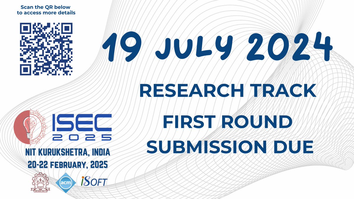 ISEC 2025 tweet media