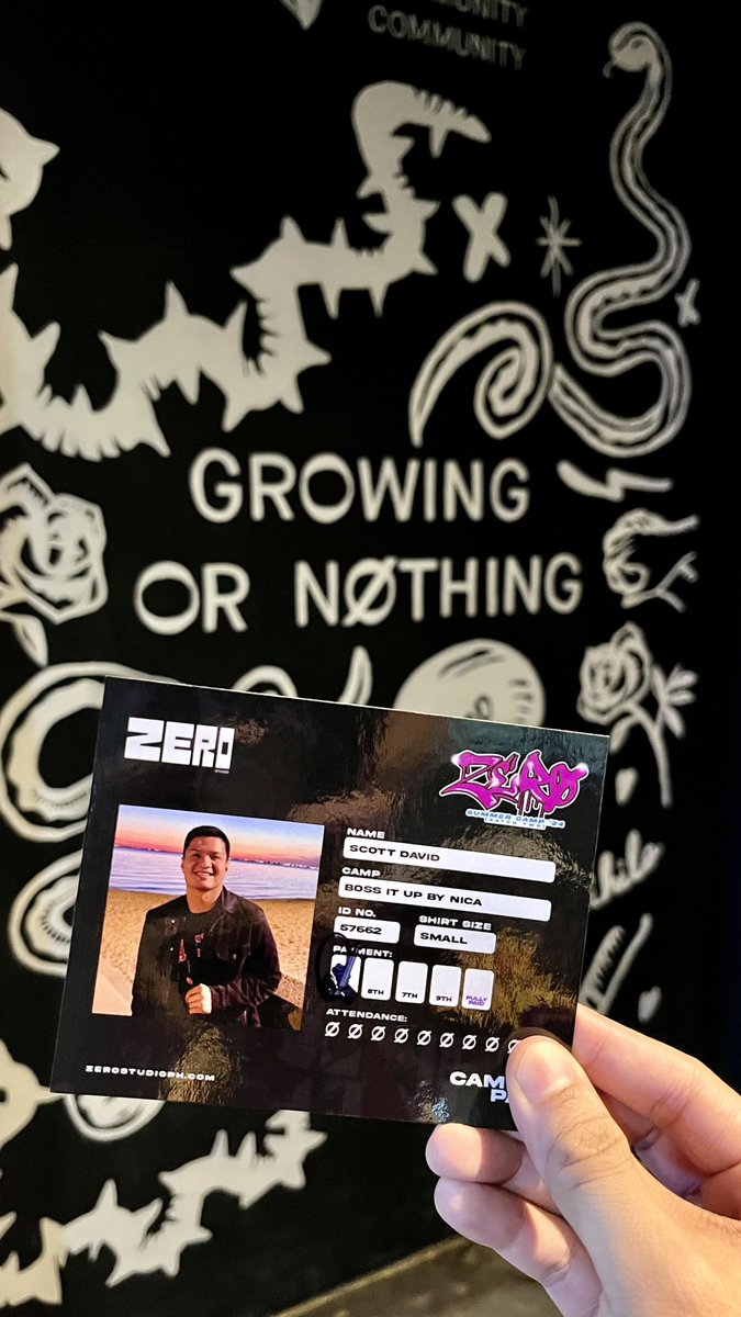 scottxdavid's tweet photo. Start of a wild ride. Let’s gooo 😎 #BossItUp #ZerøSummerCamp24 https://t.co/2I0Q8hKNU0