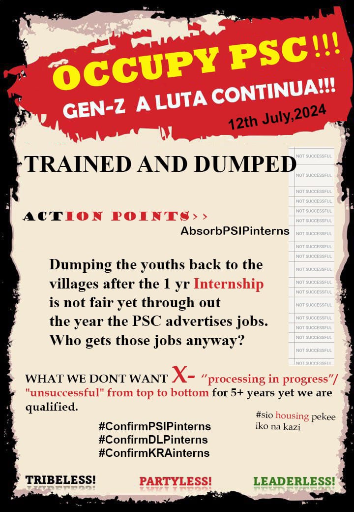 agneskasyoka101's tweet photo. @WilliamsRuto @PSCKenya @HonMoses_Kuria 
#ConfirmAllInterns
#KuriaMustGo https://t.co/cM0bKgVCRJ