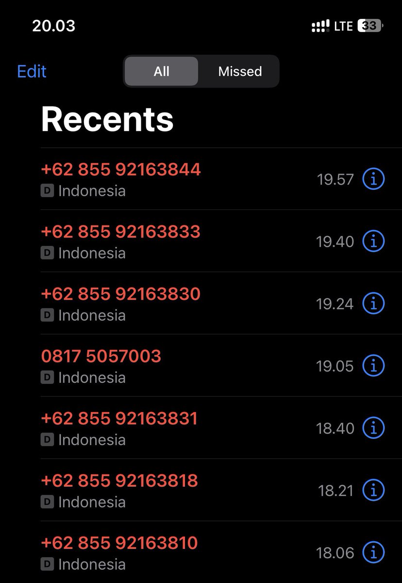 Nomor enggak jelas bantu blokir ya.