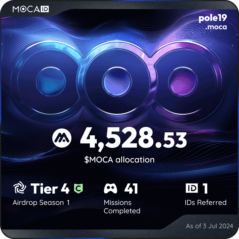 nolnakasmir's tweet photo. #Mocalized by $MOCA 👁
I claimed 4528.53 $MOCA from the @Moca_Network Moca ID airdrop! Claim yours here ➡ https://t.co/RzNIQXlBQV https://t.co/yVQta7kN9n