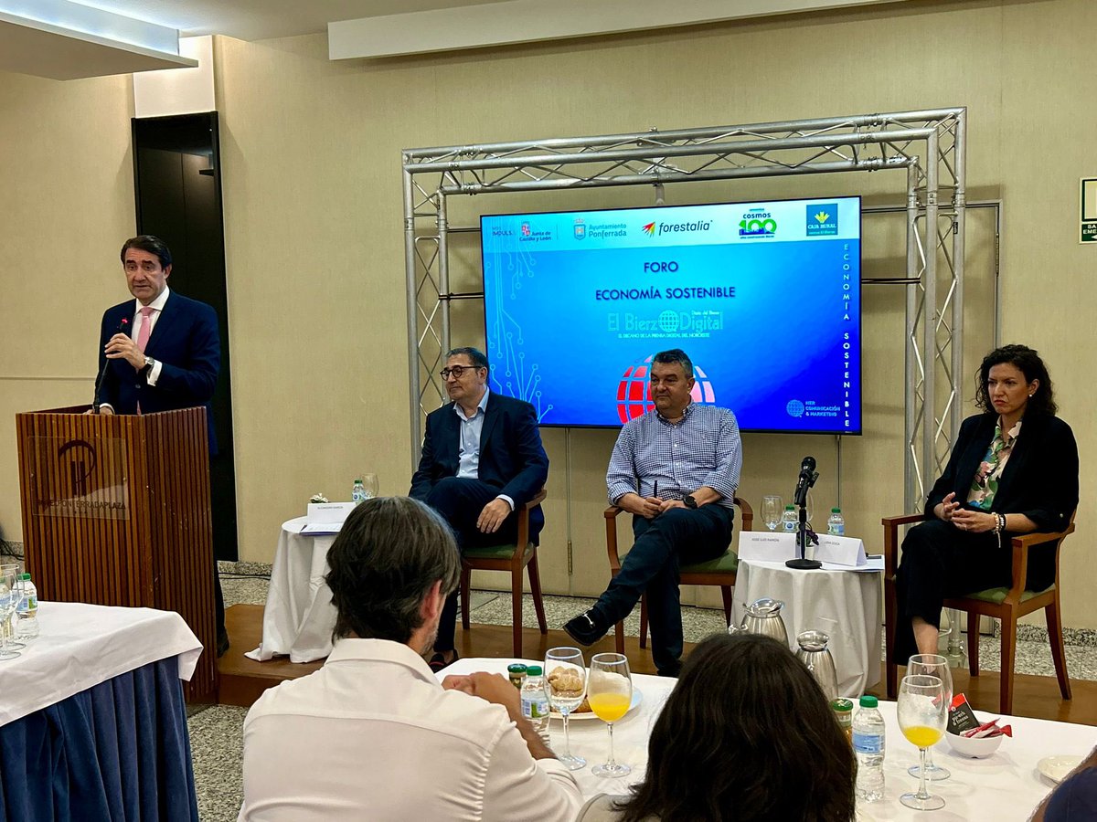 LidiaPCoca's tweet photo. Foro “economía sostenible” de #ElBierzoDigital https://t.co/bgqWyJPmdL