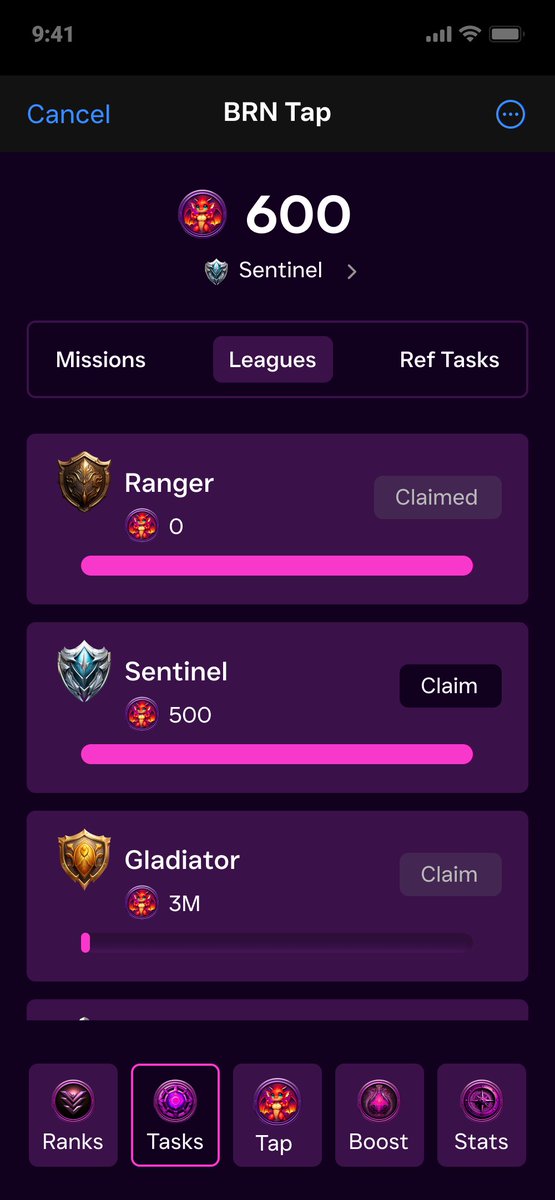 BrnMetaverse's tweet photo. 🚀 Excited to present the latest updates in #BRNTap&Win! 🎮  

Our journey from Ranger to Endless is now ready for its first step, setting the stage for our next phase, #ERA. 

✨ Our application, fully compatible with our airdrop mechanism, is receiving its final touches. We're proud to share the new interfaces with you.  
Your feedback is invaluable. We're eager to hear what you think!  

👉🏼 Use #BRNTap and write your comment! 

#TaptoEarn $BRN