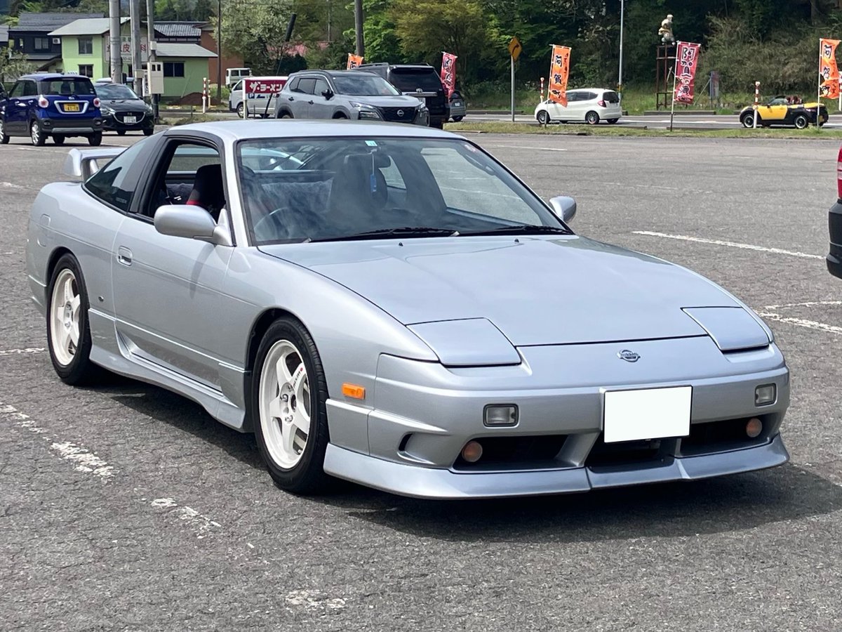 NARUMIN_180sx's tweet image. 最近この子調子いいぞ✨
でもそういう時に壊れるんです…
頼むからエアコン壊れないでくれ！！
 #日産乗りと繋がろう2024年夏