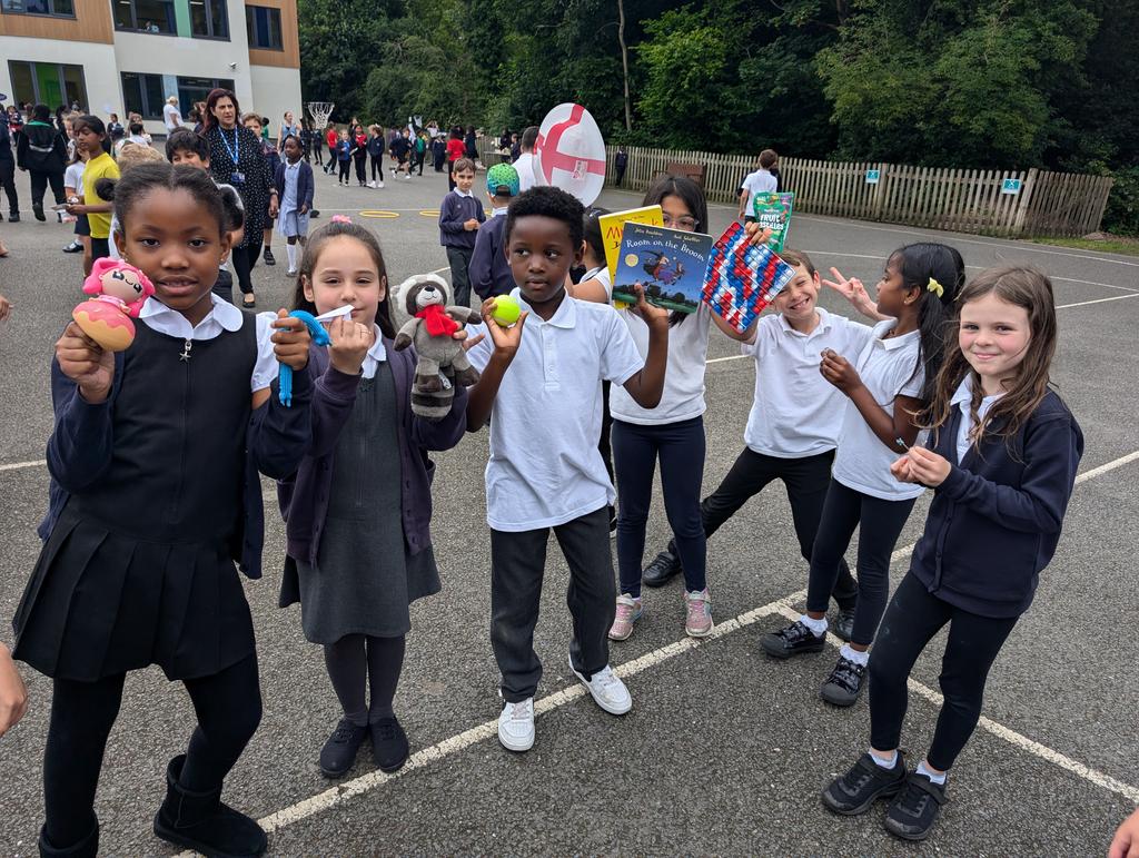 MissFitzBF's tweet photo. Damson class enjoyed the Year 6s stalls and activities today! https://t.co/ofATf380wa