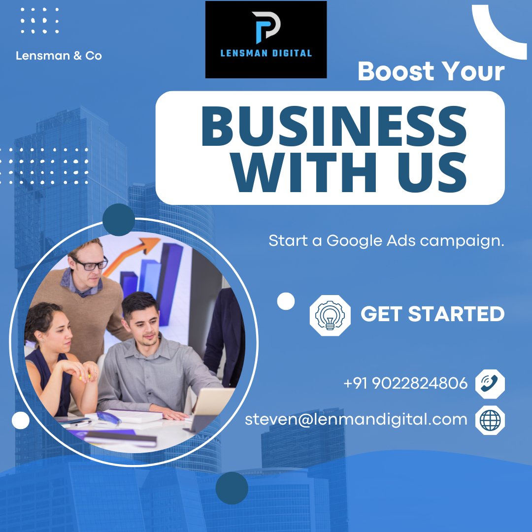 lensman_company's tweet photo. #GoogleAds #PPC #DigitalMarketing #AdCampaigns #OnlineAdvertising #LensmanTech #BusinessGrowth #MarketingStrategy #PayPerClick #SEM #AdWords #MarketingExperts #InstantTraffic #ROI #TechSolutions https://t.co/v9QVFgZp7U
