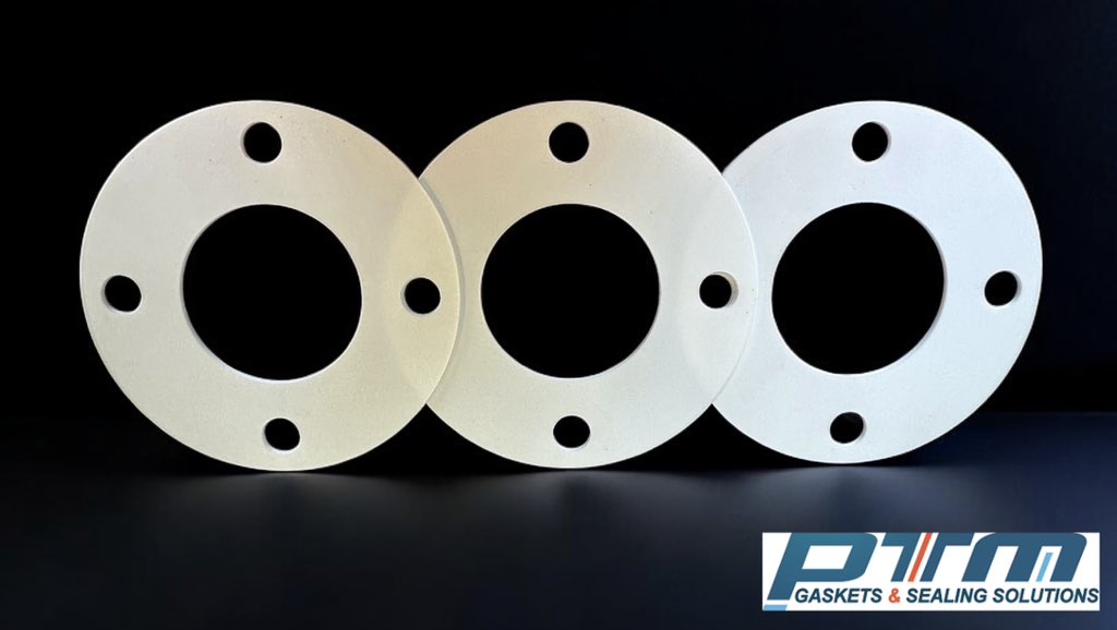 PTMLtd1's tweet photo. PTFE Gaskets
Fresh off the CAD machine, solid virgin PTFE full face gaskets, PTM can also supply filled and expanded PTFE from stock for that quick turnaround.
#PTFE
#PTFEgaskets
#fullfacegaskets
#nextdaydelivery
#expandedptfegaskets
#expandedptfe
#IndustrySupplier https://t.co/prDVdLjxKa