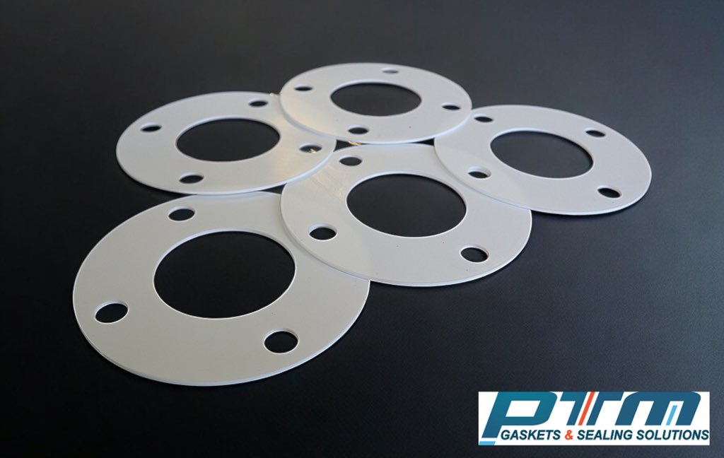 PTMLtd1's tweet photo. PTFE Gaskets
Fresh off the CAD machine, solid virgin PTFE full face gaskets, PTM can also supply filled and expanded PTFE from stock for that quick turnaround.
#PTFE
#PTFEgaskets
#fullfacegaskets
#nextdaydelivery
#expandedptfegaskets
#expandedptfe
#IndustrySupplier https://t.co/prDVdLjxKa