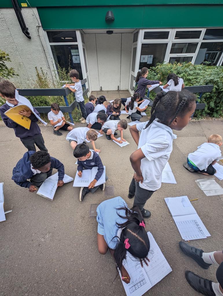MissFitzBF's tweet photo. In maths we explored position and direction by creating instructions on how to move around the school https://t.co/VVK90IgsXH