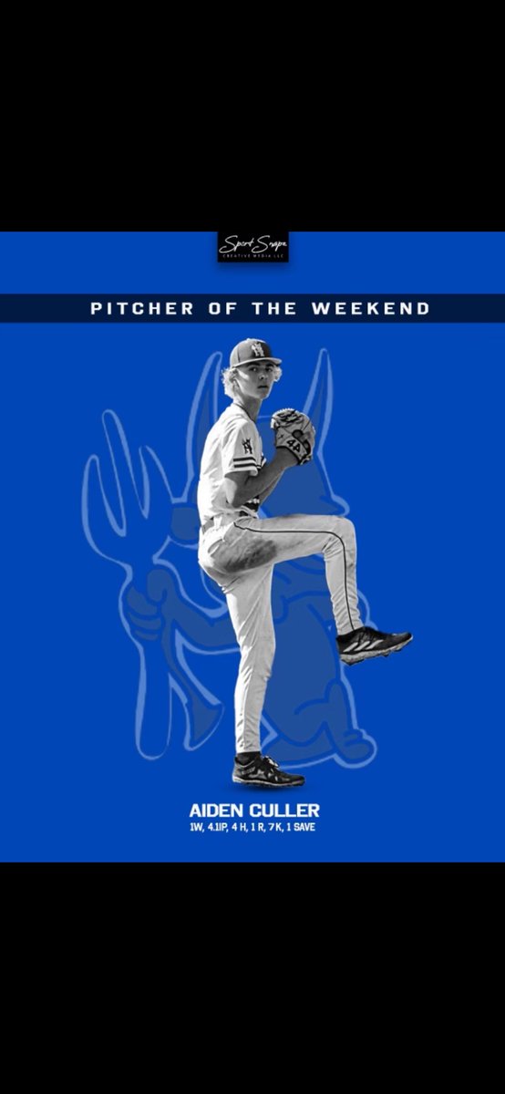 Diamond Devils McConnell (15U) (@devilsmcconnell) on Twitter photo Aiden Culler is one of our pitchers of the weekend. He has been lights out of the bullpen helping us win a lot of games this summer. Came in a big spot of Saturday and Sunday helping us get the win in the championship game. Well done Aiden.
<a href="/AidenCuller/">Aiden Culler</a> Aiden Culler is one of our pitchers of the weekend. He has been lights out of the bullpen helping us win a lot of games this summer. Came in a big spot of Saturday and Sunday helping us get the win in the championship game. Well done Aiden.
<a href="/AidenCuller/">Aiden Culler</a>