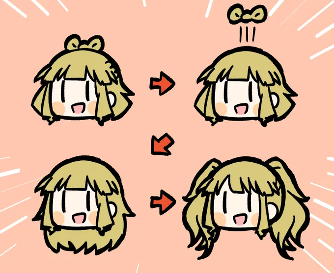 桃歌ちゃんの髪型のツインテールは地毛でしょうか 髪をセットしていないときはそれなりの長さがあるのでしょうか? #まだまだ知りたいアリスギア