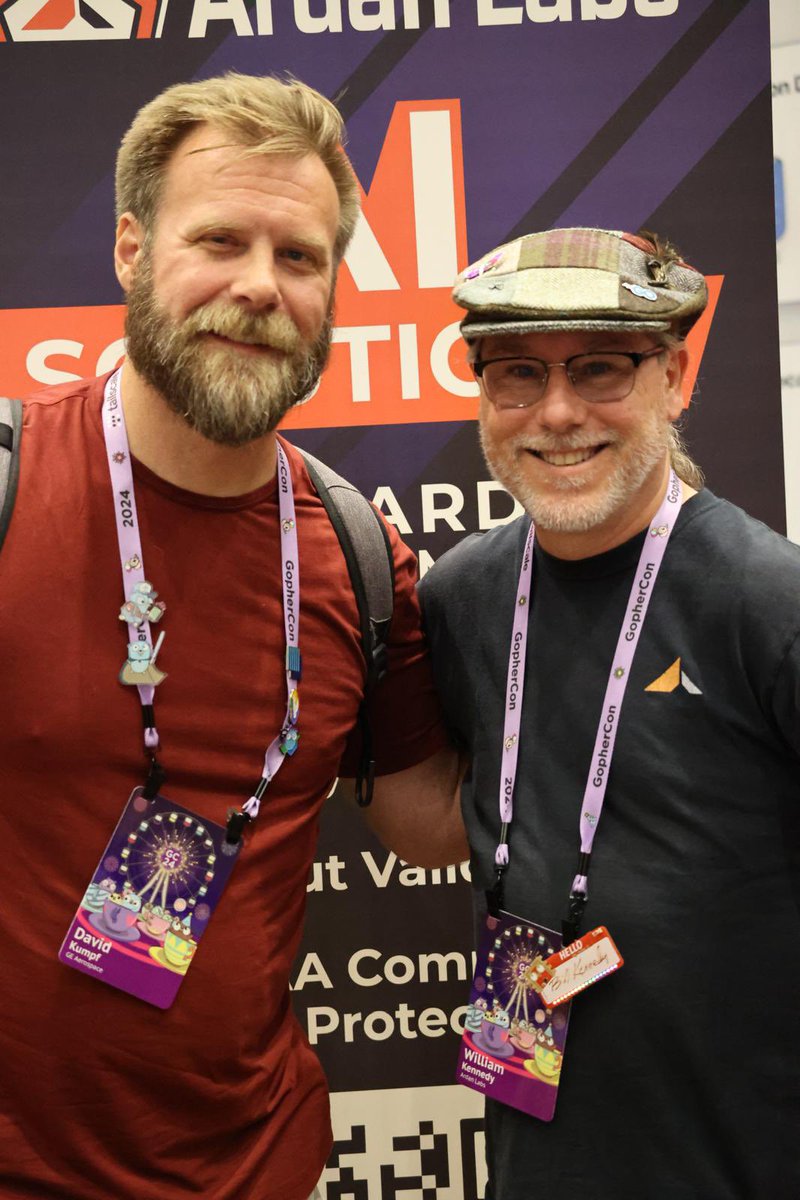 DavidKumpf's tweet photo. Finally made it! Ready for day 2 after an awesome day 1. #gophercon2024 https://t.co/FdCIZGn4Fd