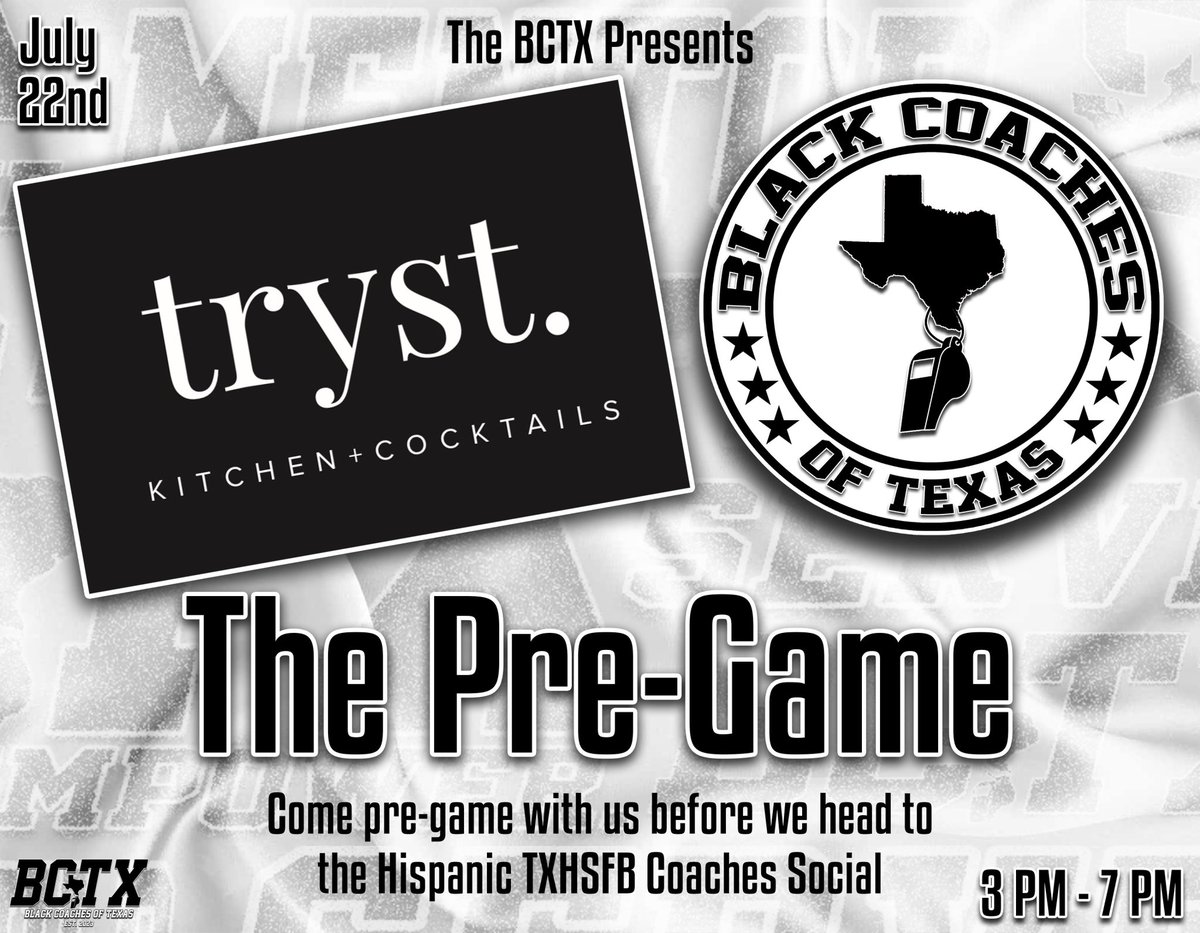 Black Coaches of Texas tweet media