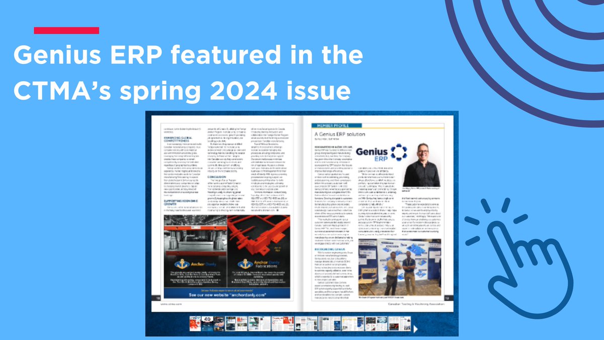 Genius ERP tweet media