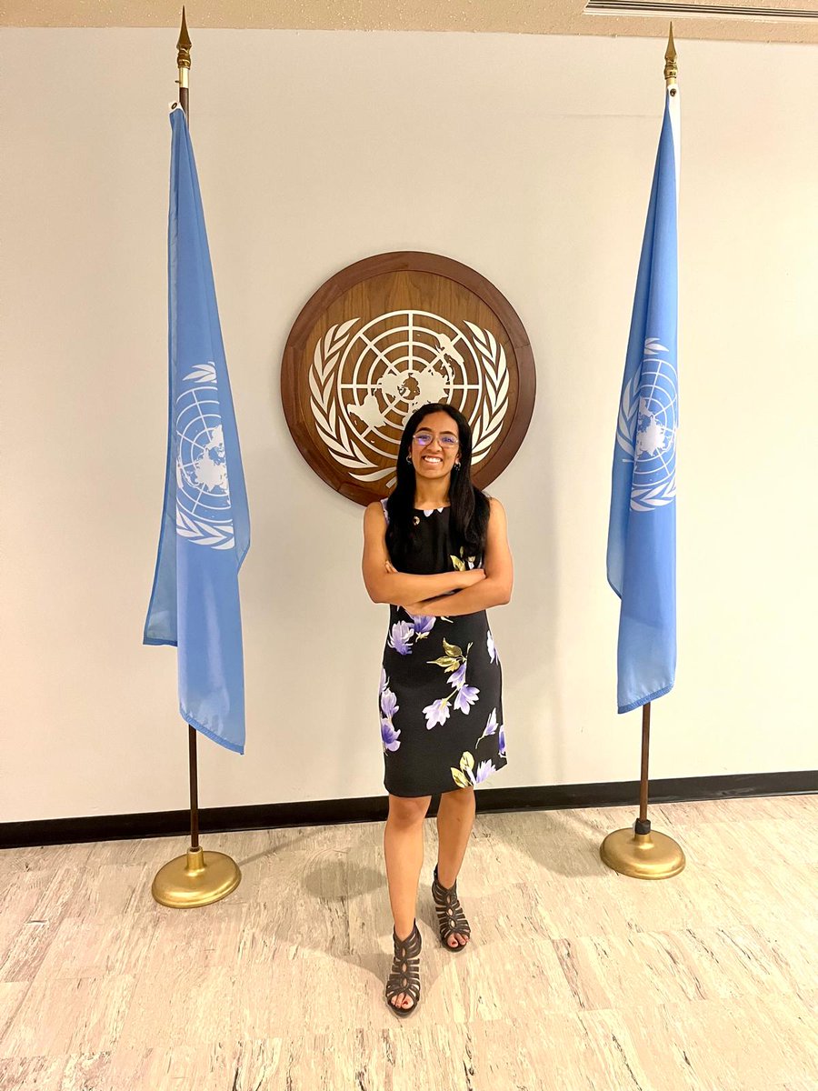 joinnest4's tweet photo. Third speaking engagement at the @UN this year &amp; our #CEO #ShreyaaVenkat couldn’t be more #excited!😍 #Grateful to the @World_FoodForum for the #opportunity to speak at @FAO's event at the #HighLevelPoliticalForum in #NYC! #NEST4US #HLPF #SDGs #Youth #FAO https://t.co/TnRs0vUSVw https://t.co/BUqTFWsx7Z