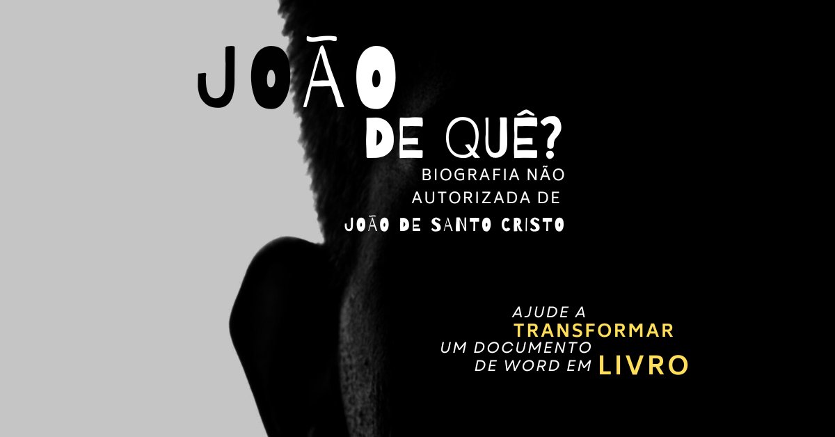 LucioBig's tweet image. Fica aí o convite para que você me ajude a publicar o meu primeiro livro. livrojoaodeque.com.br
@RealBarone @rosana @joaodamoedo @guilherme_amado @amandafaudi @rubarrichello @brunnosarttori @bellamacedo_ @celsoportiolli @CanalDoOtario @dinhoouropreto @EstevaoSlowP @felipeneto