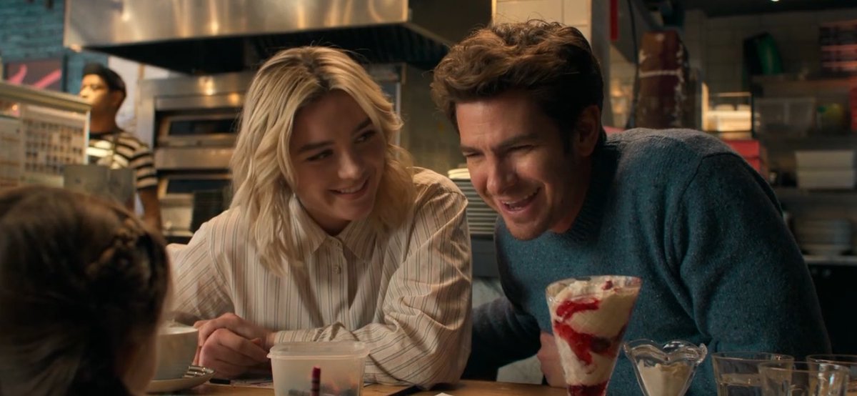 FilmUpdates's tweet photo. The young actress who plays Florence Pugh and Andrew Garfield’s daughter in ‘WE LIVE TIME’ still refers to them as "Mummy Florence" and "Daddy Andrew." https://t.co/lsIoYVAURJ