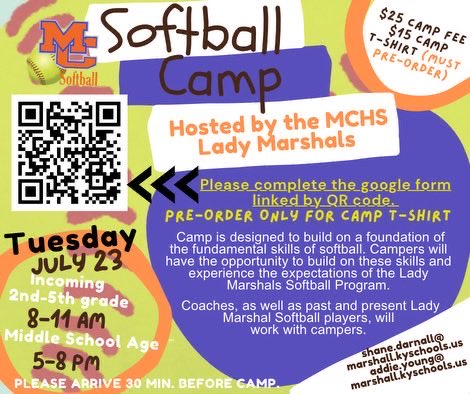 We hope to see you at camp!