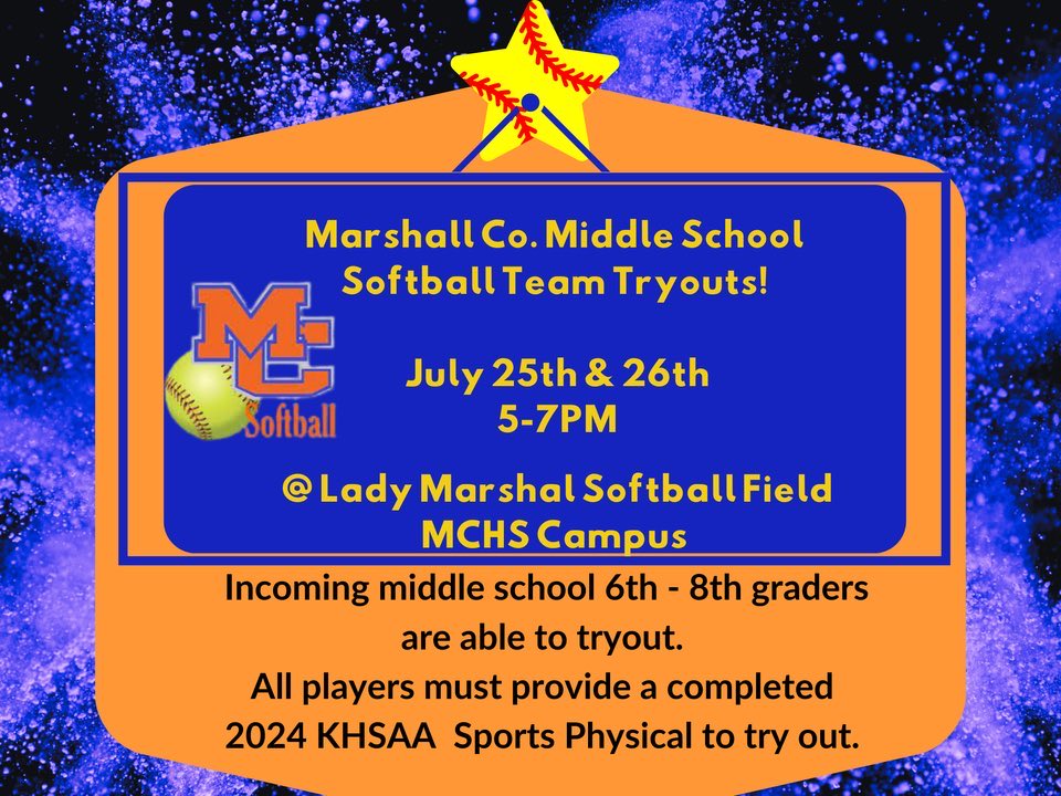 Marshall County Softball (@marshallcosoft) on Twitter photo 