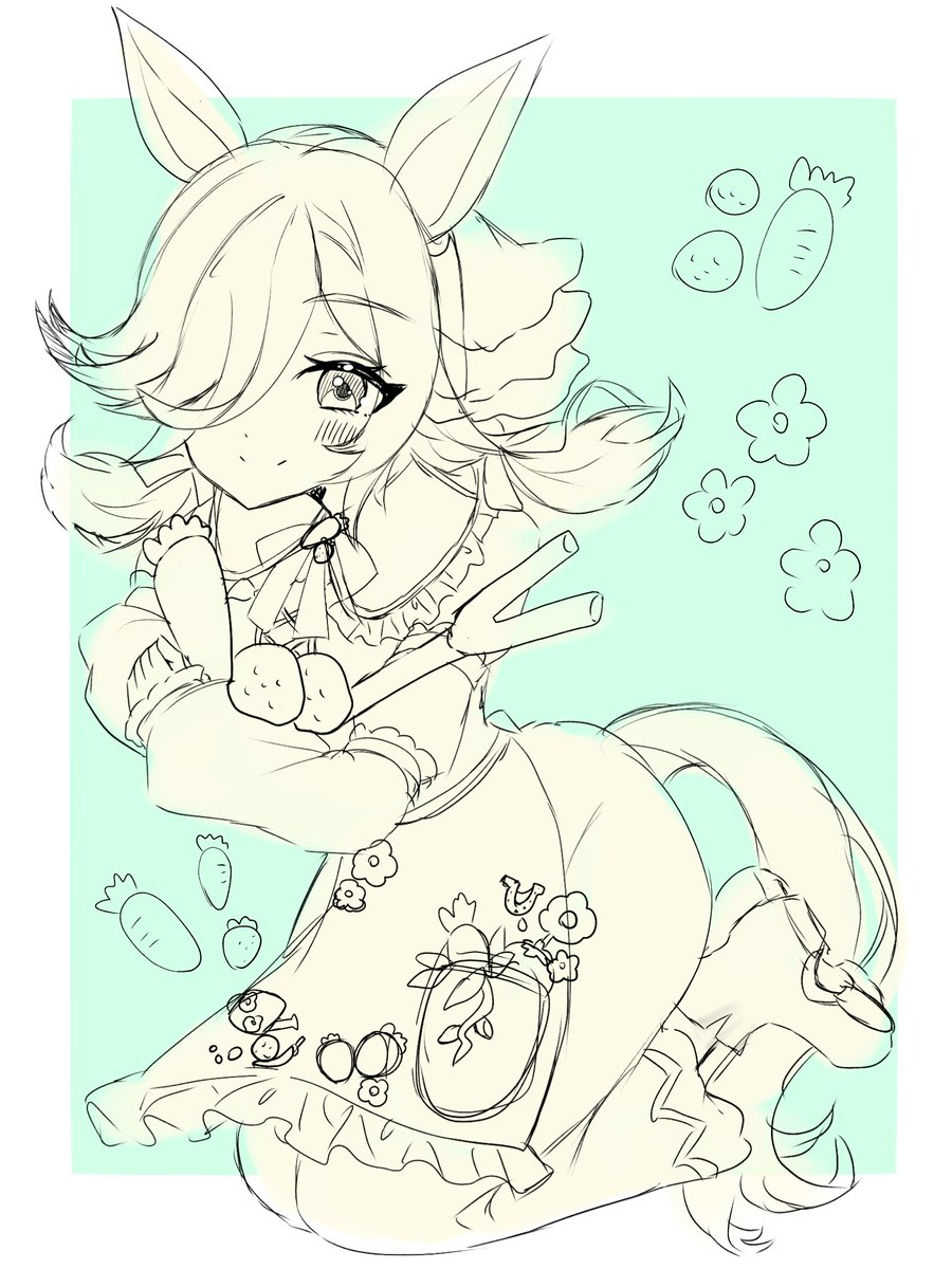 新衣装ライスシャワー🥕🥔🌼