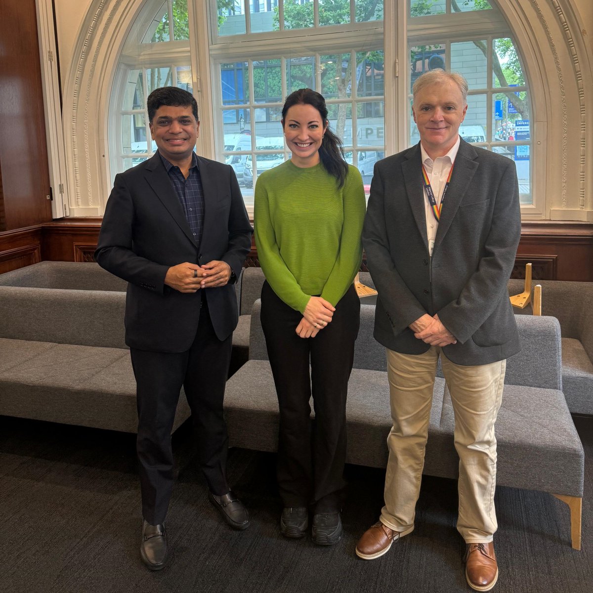 Our President, Mr. Shankar Vanavarayar, recently met with Professor Robert Shorten, Head of Department, and Dr. Elena Dieckmann, Lecturer, from the <a href="/ImperialDyson/">Dyson School of Design Engineering</a> at <a href="/imperialcollege/">Imperial College London</a>
