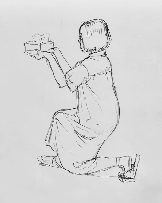 描き終わるといつも腹ペコの時間。今日はおしまいです。 