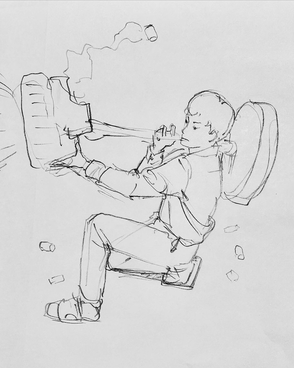 描き終わるといつも腹ペコの時間。今日はおしまいです。 