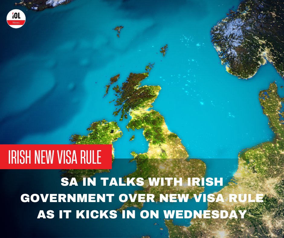 IOL's tweet image. Minister of International Relations Ronald Lamola and Home Affairs Minister Leon Schreiber are locked in talks with the Irish government over that country’s new visa requirements.
#irishvisa #southafrica 
iol.co.za/news/politics/…