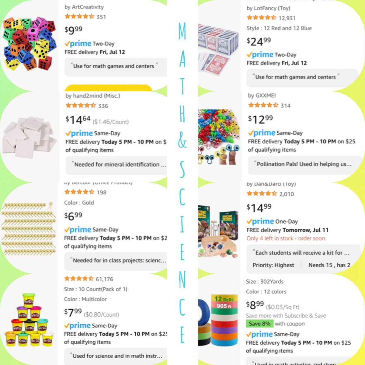 Katie Evans (@kmevans3) on Twitter photo Wish List 💫 Wednesday focuses on items that are needed for math and science. Thank you for any items that you can send to our class <a href="/CitrusGrove_VCS/">Citrus Grove Elementary, Deland FL</a> <a href="/volusiaschools/">Volusia County Schools</a> Your generosity is appreciated. Much ❤️ #clearthelist
amazon.com/hz/wishlist/ls…. Wish List 💫 Wednesday focuses on items that are needed for math and science. Thank you for any items that you can send to our class <a href="/CitrusGrove_VCS/">Citrus Grove Elementary, Deland FL</a> <a href="/volusiaschools/">Volusia County Schools</a> Your generosity is appreciated. Much ❤️ #clearthelist
amazon.com/hz/wishlist/ls….