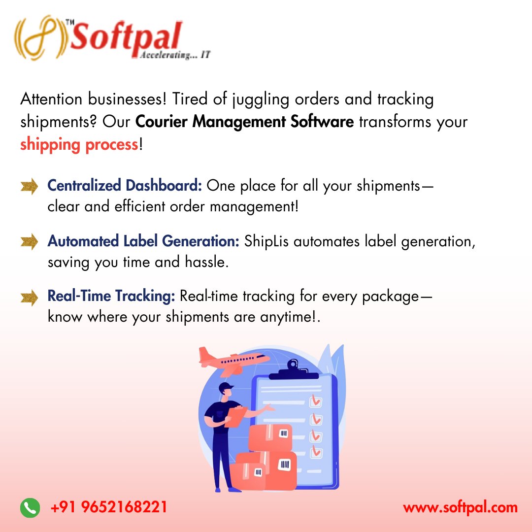 softpaltech's tweet photo. Streamline Your Shipments with Ease! Check out our latest Ship List feature and manage your deliveries like a pro.
https://t.co/7be8JJYBQR
#CourierManagement #ShipList #softpal #softpaltech https://t.co/GQqRtbLPtP