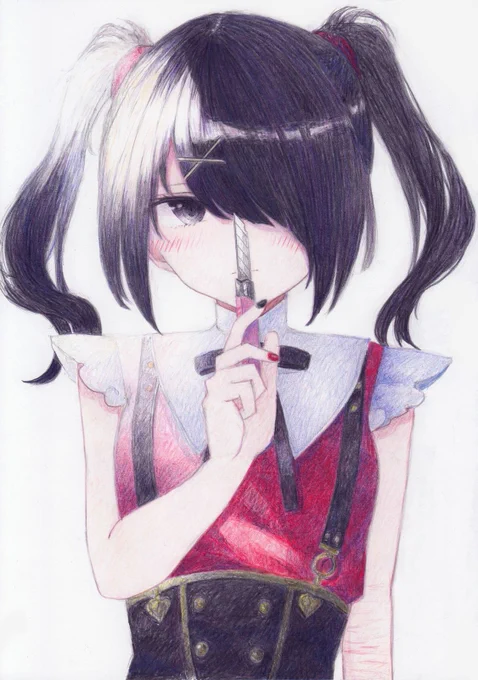 色鉛筆で描きました。あめちゃんです #NEEDY_pic #NEEDY_GIRL_OVERDOSE