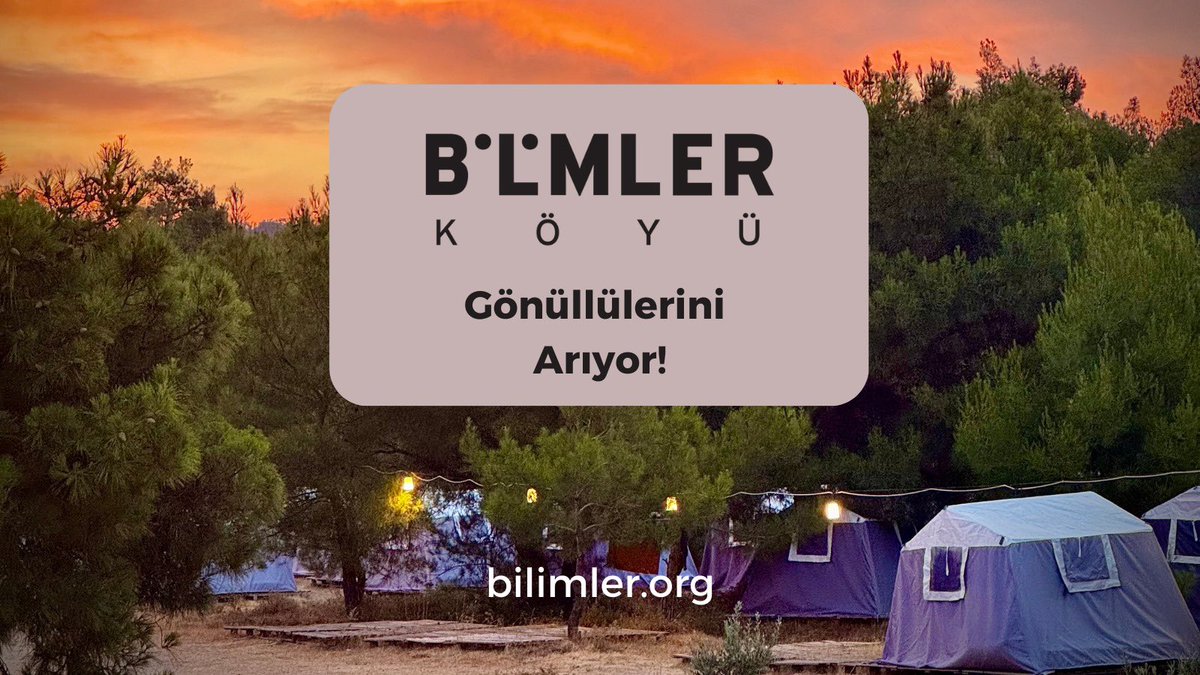 Bilimler Köyü devam eden etkinlikleri için gönüllülerini arıyor!

Sen de gönüllü olarak İzmir, Foça'daki Köyde bize destek olabilir, Bilimler Köyünün aktif olduğu zamanlarda köyün işleyişinde görev alabilirsin.

Başvuru linki: forms.gle/nVtuWoGcEBrhKQ…